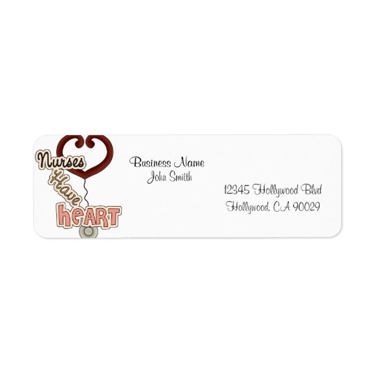 Nurse Business Address Label