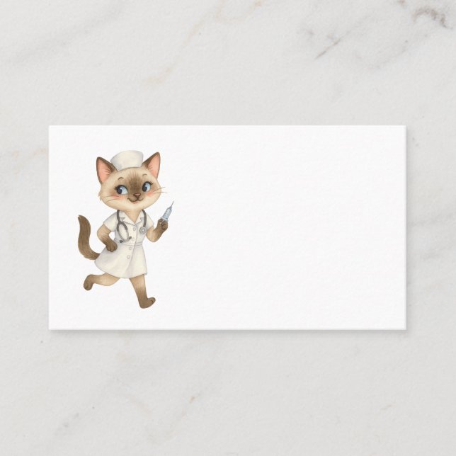 Nurse  business card (Front)