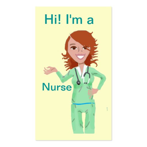 Nurse Business Card template | Zazzle