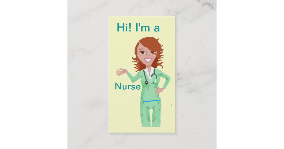 Nurse Business Card template | Zazzle