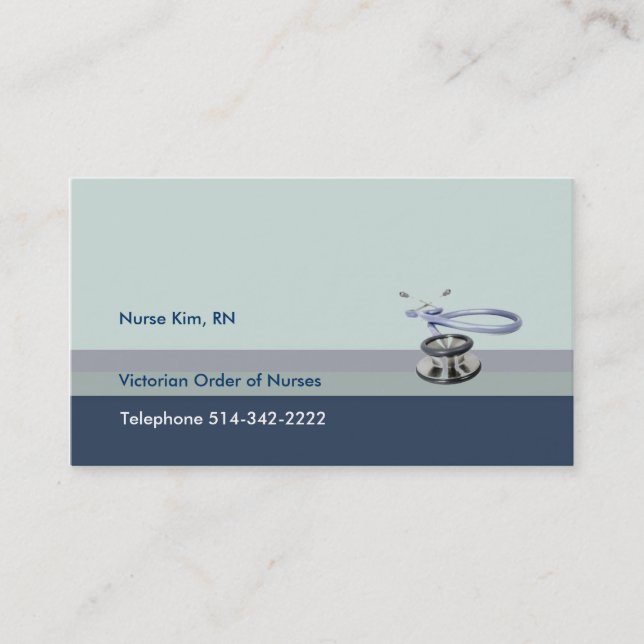 Nurse Business Cards (Front)
