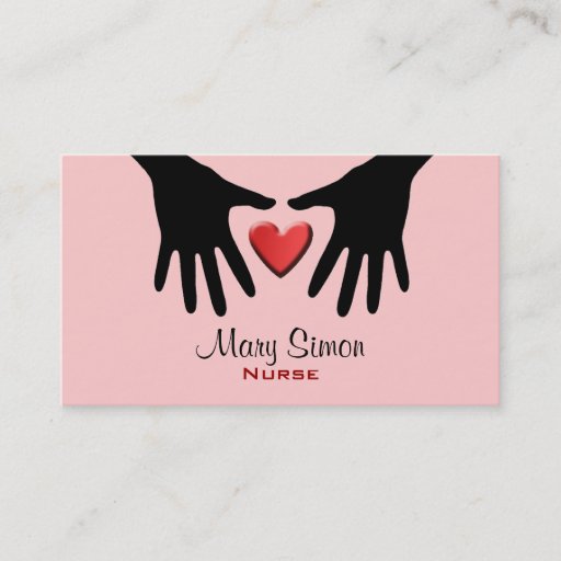 Customizable Nurse Business Cards