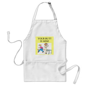 nurse butt joke adult apron