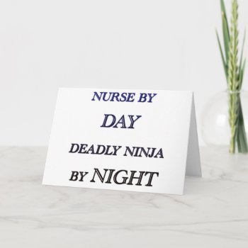 Nurse By Day Card by occupationalgifts at Zazzle