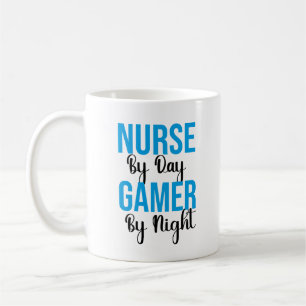 Nurse By Day Gamer By Night Coffee Mug