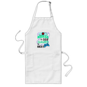 Nurse by Day Gamer by Night, Nurse's Day Long Apron