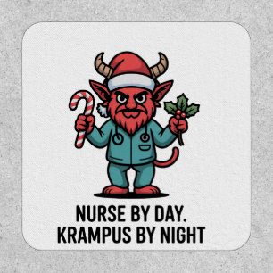 Nurse by Day Krampus by Night Nursing Nurse Patch