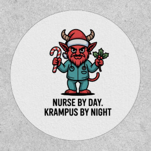 Nurse by Day Krampus by Night Nursing Nurse Patch