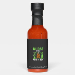 Nurse By Day Witch By Night Halloween Design_1 Hot Sauces
