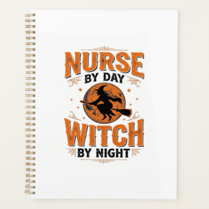 Nurse by Day Witch by Night Halloween Design_1 Planner