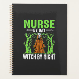 Nurse By Day Witch By Night Halloween Design_1 Planner