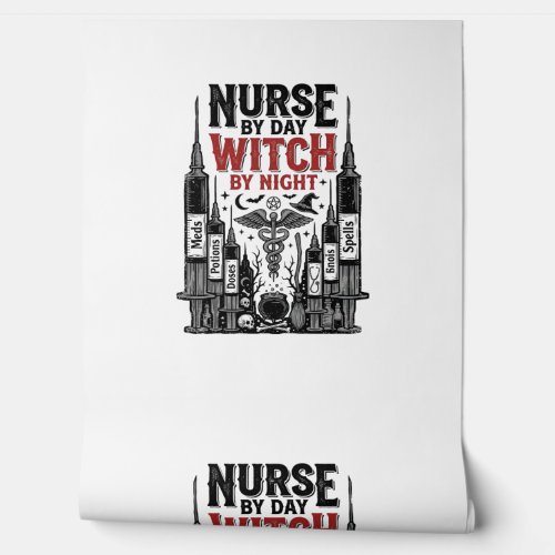 Nurse By Day Witch By Night Halloween Design_1 Wallpaper