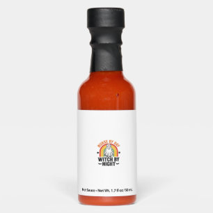 Nurse By Day Witch By Night Vintage Ghost Design_1 Hot Sauces