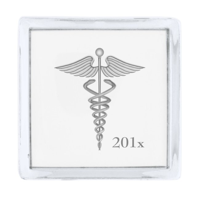 Nurse Caduceus Lapel Pin (Front)