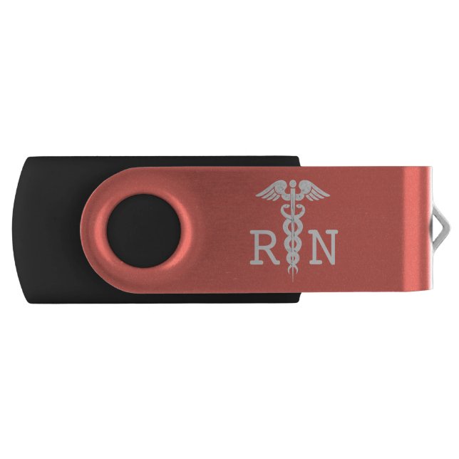 Nurse Caduceus Medical USB Flash Drive (Front)