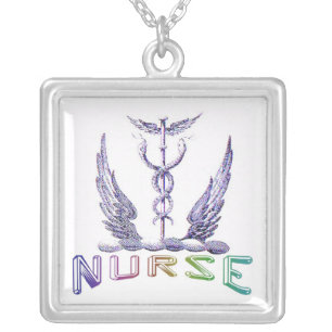 Nurse Caduceus Pendant