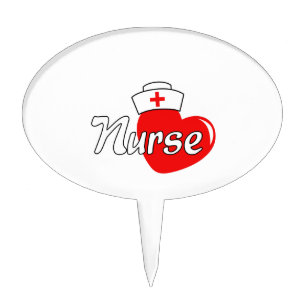 NURSE CAKE TOPPER