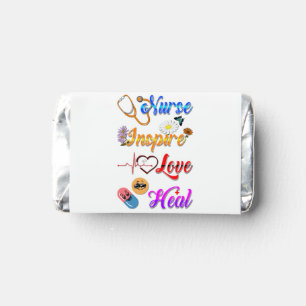 Nurse Candy Inspire Love Heal Med Therapist Hershey's Miniatures