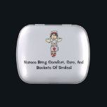 Nurse Candy Tin<br><div class="desc">Nurses are some of the nicest people you will ever meet. Show them some love with this cute candy tin!</div>
