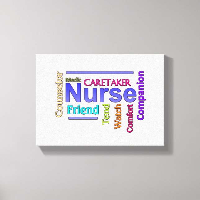Nurse Canvas Art (Front)