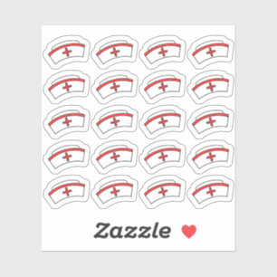 Nurse Cap Work Night Shift Tracker Bujo Planner Sticker