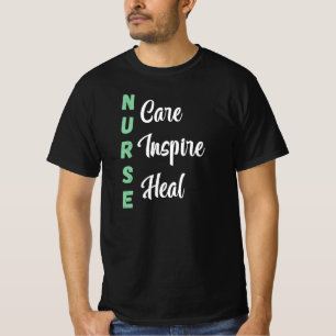 Nurse Care Inspire Heal T-Shirt