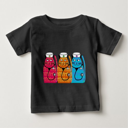 Nurse Cats Baby T_Shirt