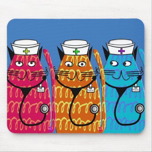 Nurse Cats Mouse Pad