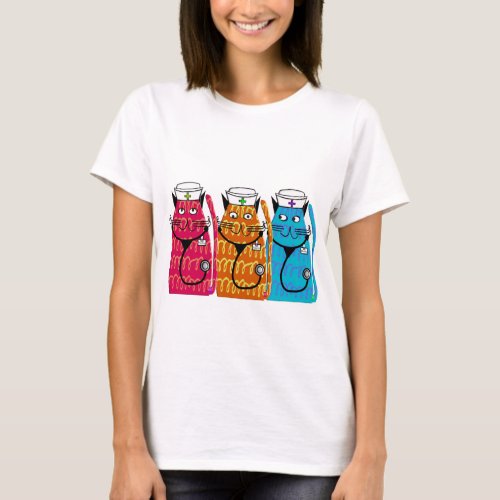 Nurse Cats T_Shirt