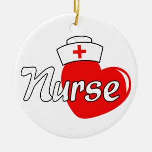 Nurse Ceramic Ornament