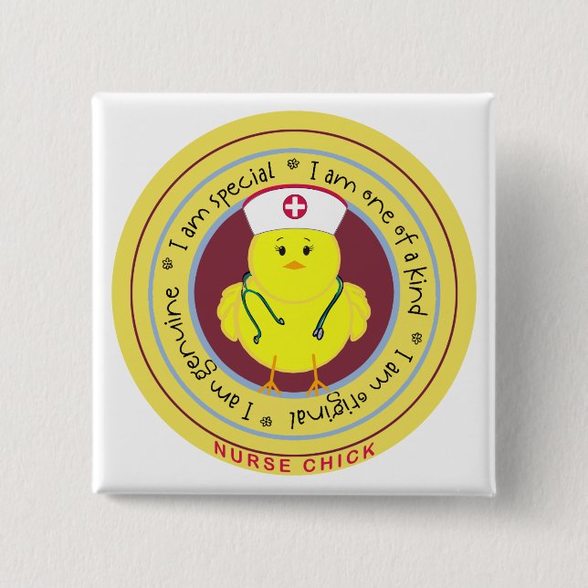 Nurse Chick Button (Front)