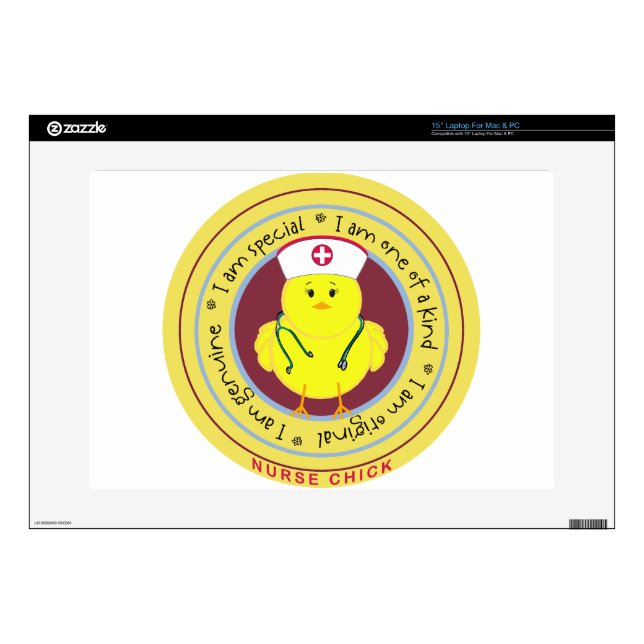 Nurse Chick Skin For 15" Laptop (Product)