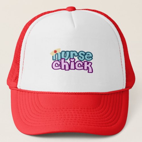 Nurse Chick Trucker Hat