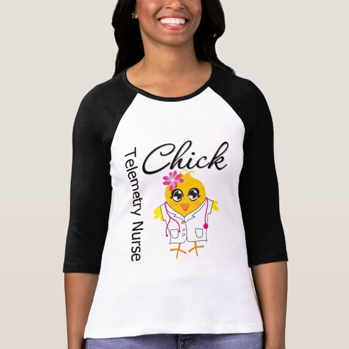 Nurse Chick v2 Telemetry Nurse T Shirt