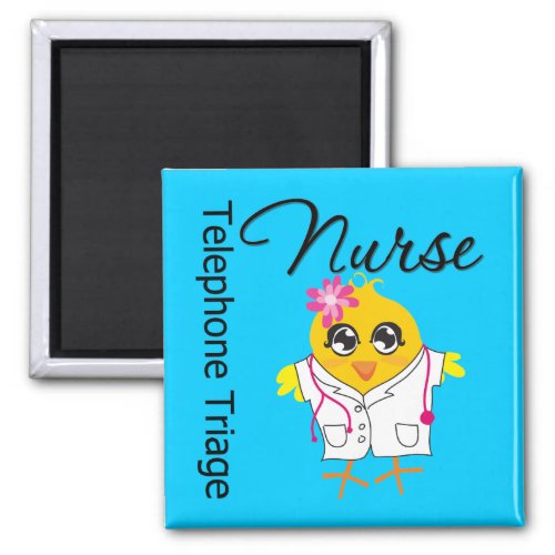 Nurse Chick v2 Telephone Triage Nurse Magnet