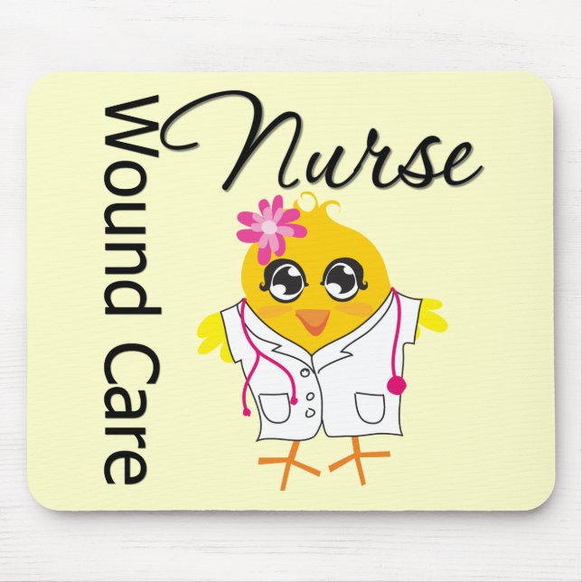 Nurse Chick v2 Wound Care Nurse Mouse Pad (Front)