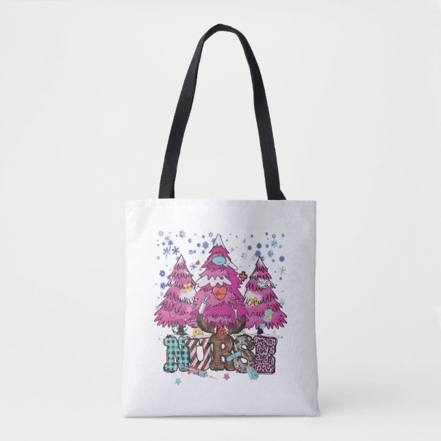 Nurse Christmas 4 Tote Bag (Front)