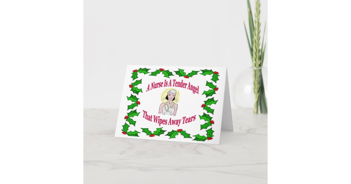 Nurse Christmas Card | Zazzle