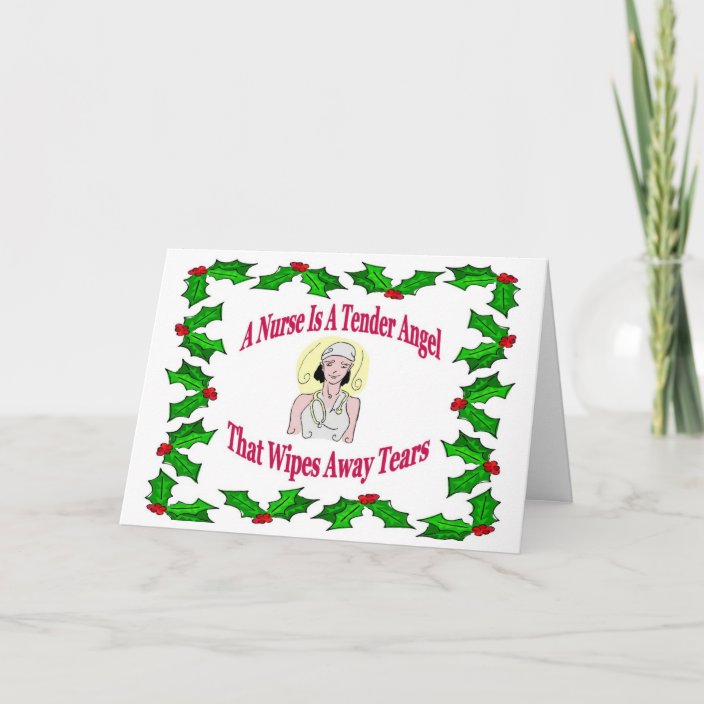 Nurse Christmas Card | Zazzle.com