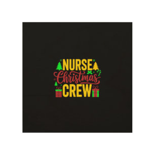 Nurse Christmas Crew Digital Art Design