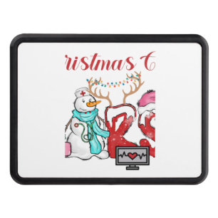 Nurse Christmas Crew Hitch Cover