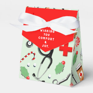 Nurse Christmas Holiday Favor Boxes