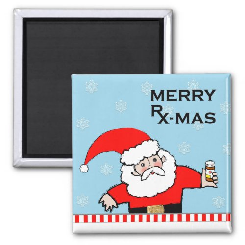 Nurse Christmas Holiday Magnet