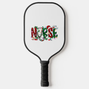 Nurse Christmas Tree Stethoscope RN LPN Scrub Nurs Pickleball Paddle