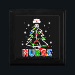 Nurse Christmas Tree Stethoscope RNLPN Scrub Gift Box<br><div class="desc">Nurse Christmas Tree Stethoscope RNLPN Scrub</div>