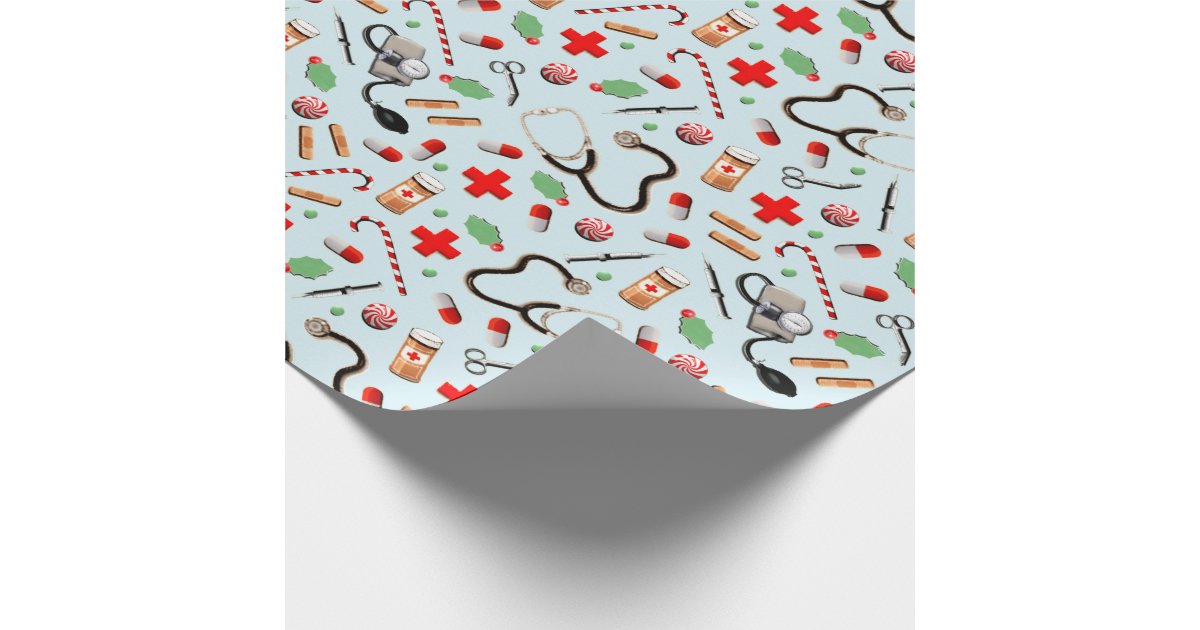 Nurse Christmas Wrapping Paper
