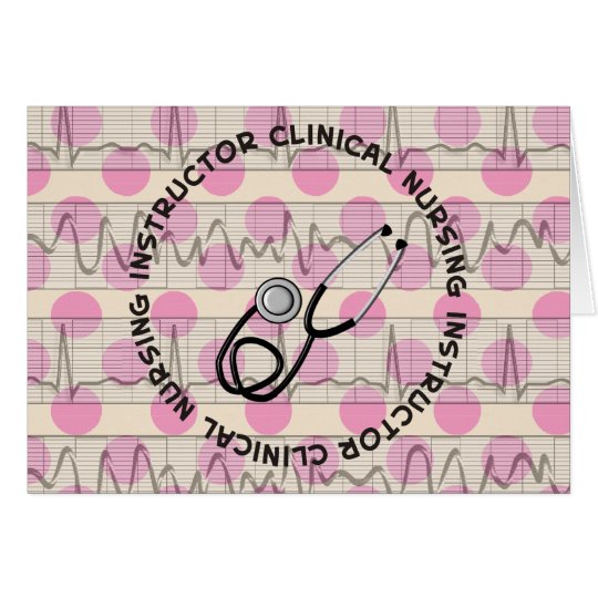 Nurse Clinical Instructor Thank You Card