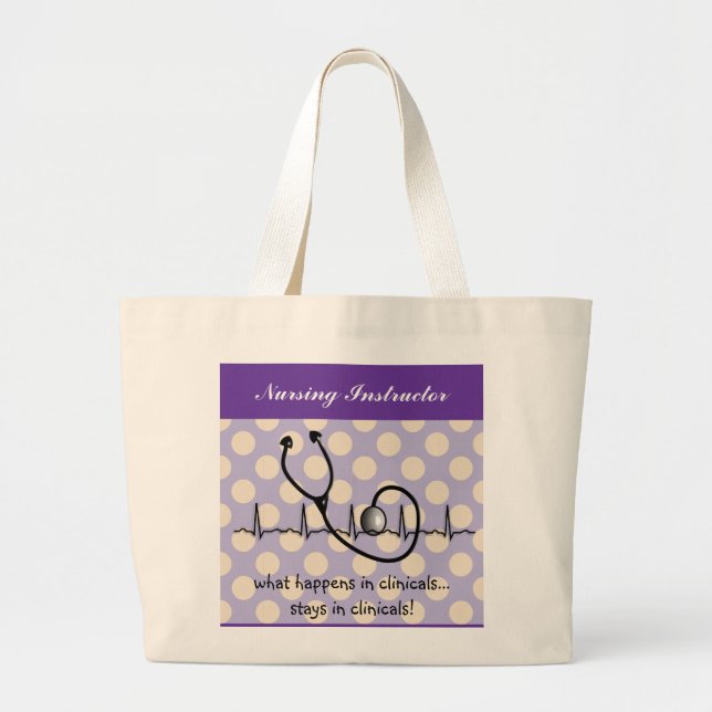 Nurse Clinical Instructor Tote Bag (Front)