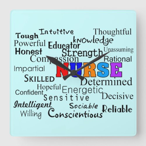 Nurse Clock Words To Describe