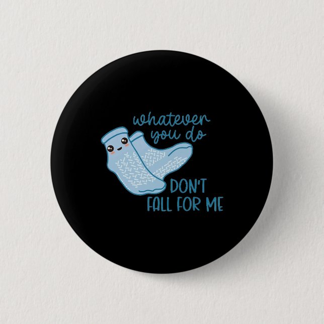 Nurse CNA Fall Risk Healthcare Worker Patient Tran Button (Front)